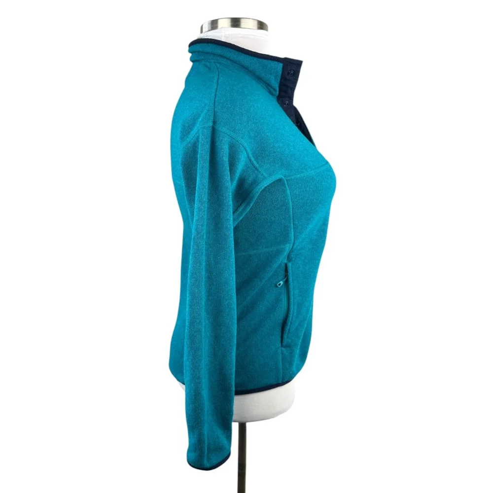 Patagonia Women's Lightweight Better Sweater Marsupial Pullover 1/4 Blue Small - Picture 6 of 11